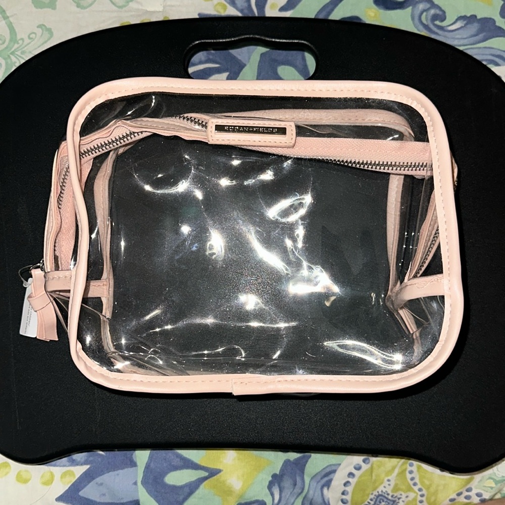 Rodan+Fields Clear Zippered makeup/toiletry/cosmetic bag